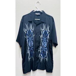 Dragonfly Shirt Black XL Tribal Y2k 90s